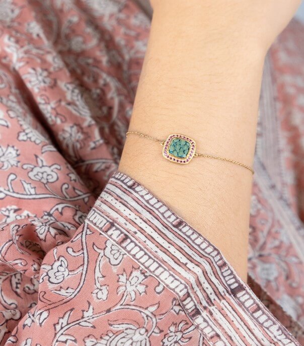 Gold plated bracelet