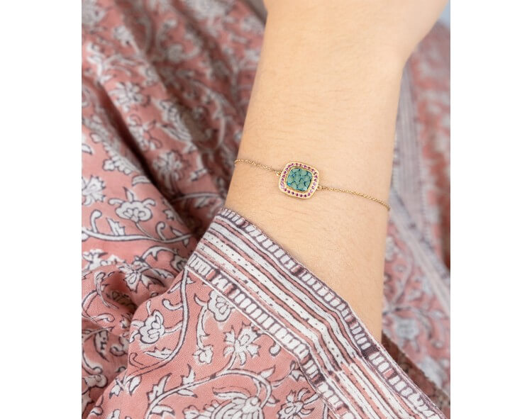 Gold plated bracelet
