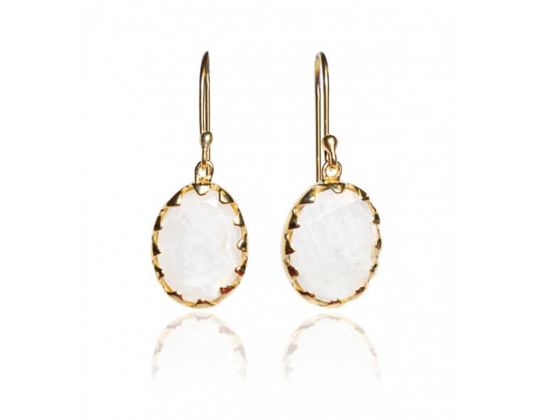 Gold plated earrings