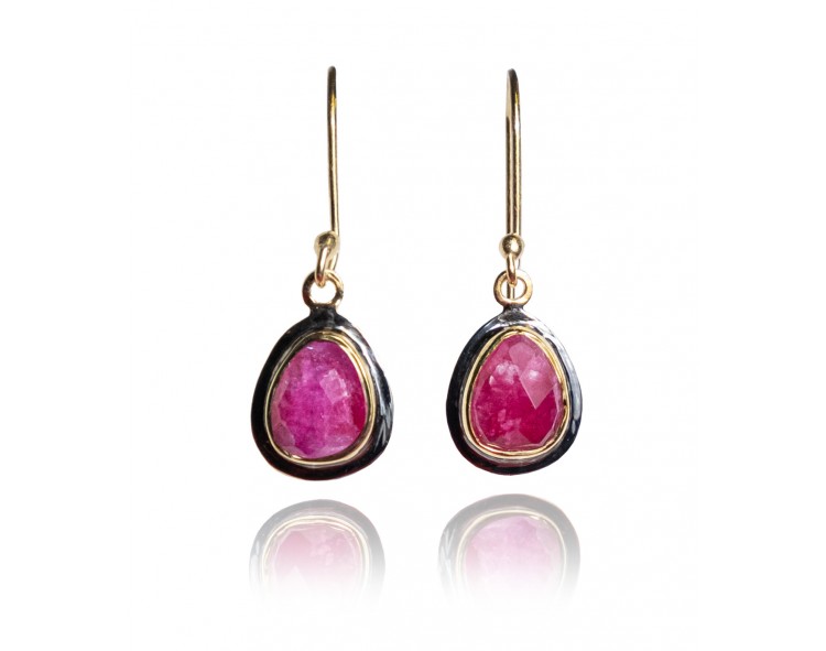 Gold plated earrings