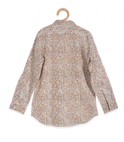 Chemise imprimée - écrue