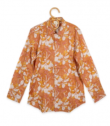 Printed cotton shirt Iris