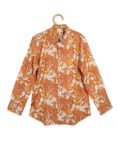 Printed cotton shirt Iris