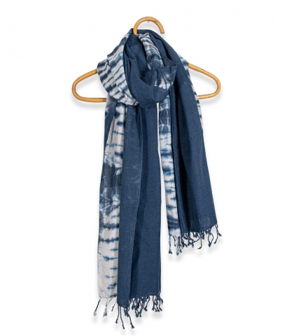Naturally dyed throw