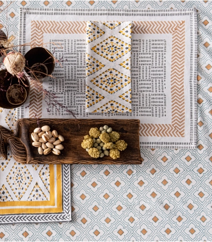 Nappe indienne 175x290 cm