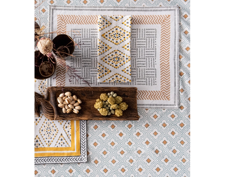 Nappe indienne 175x290 cm