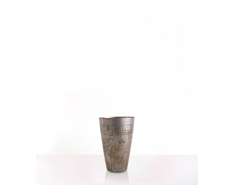 Verre en laiton 13x9 cm