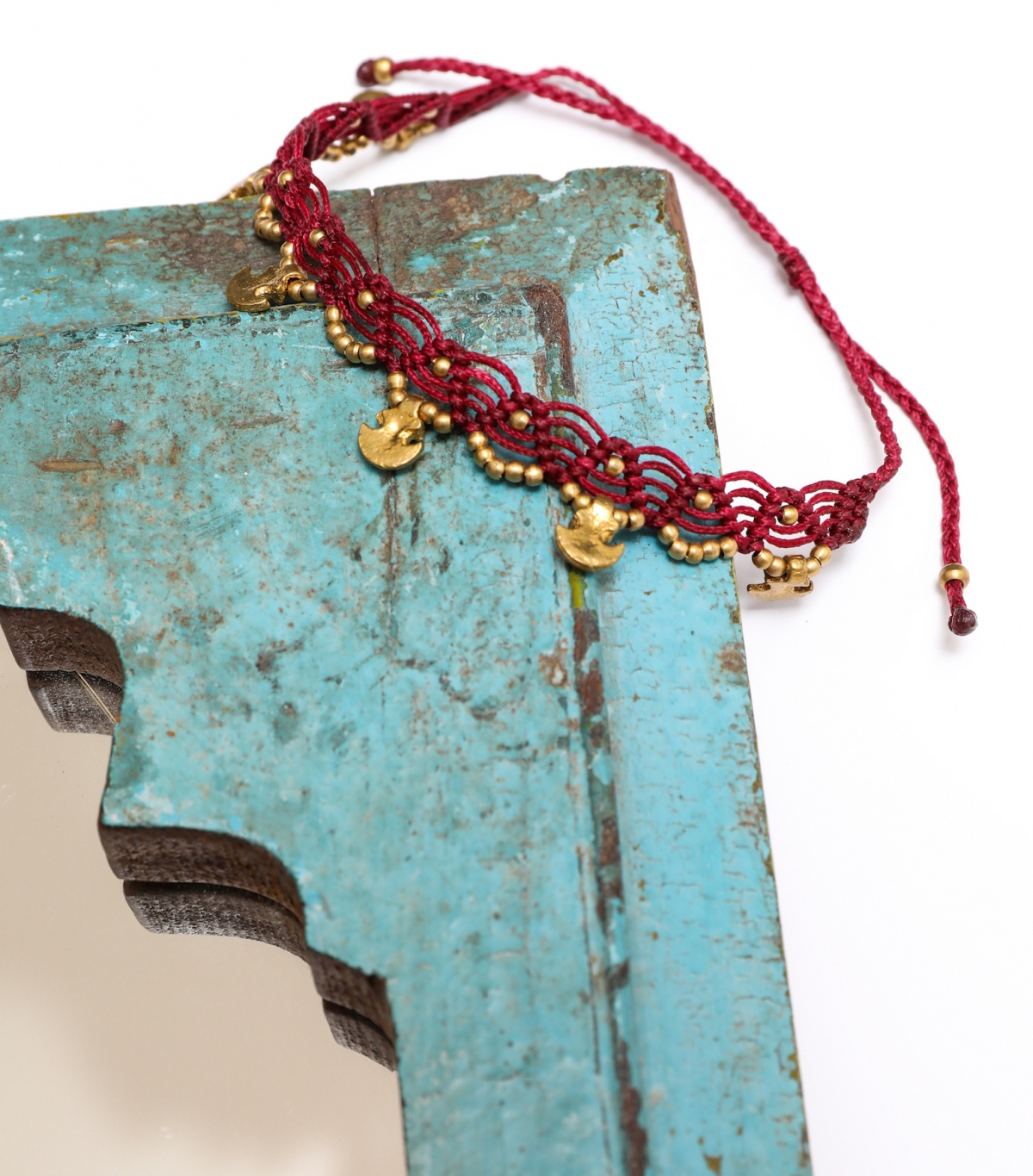 Bracelet bordeaux 18 cm