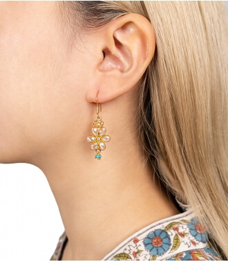 Boucles d'oreilles indiennes