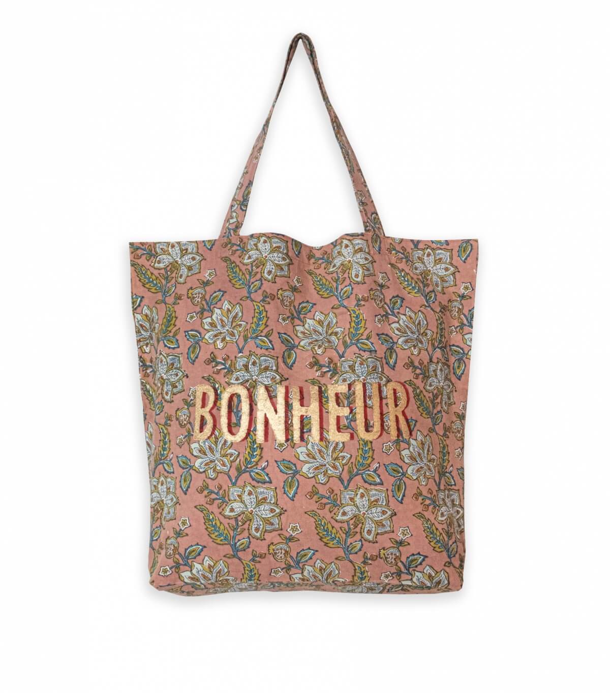 Cotton tote bag - dusty pink
