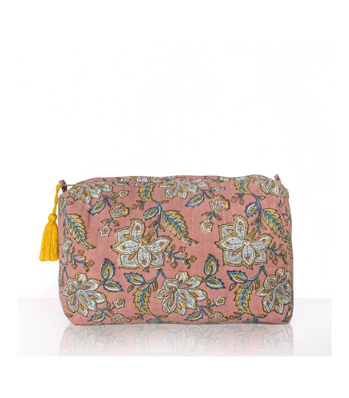 Make-up case 10x8 inches - dusty pink