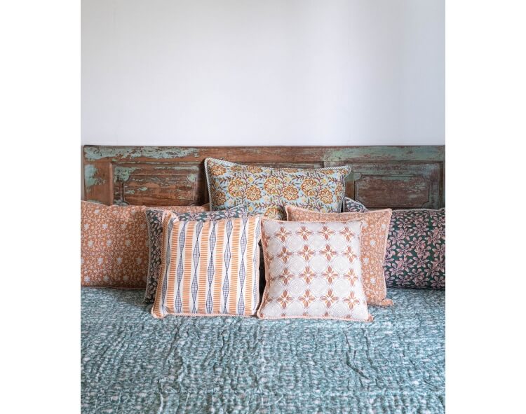 Housse de coussin 40x40cm - bronze