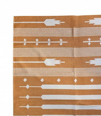 Tapis en laine 150x240 cm - moutarde