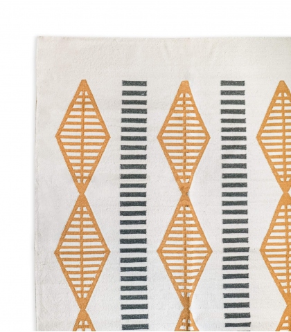 Tapis indien 120x180 cm - écru