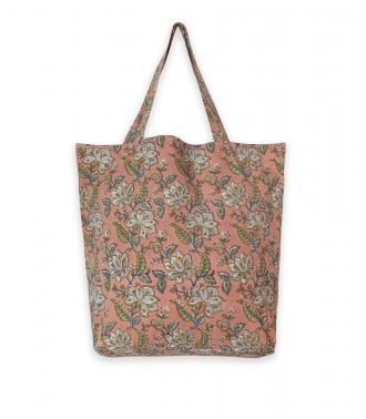 Cotton tote bag - dusty pink