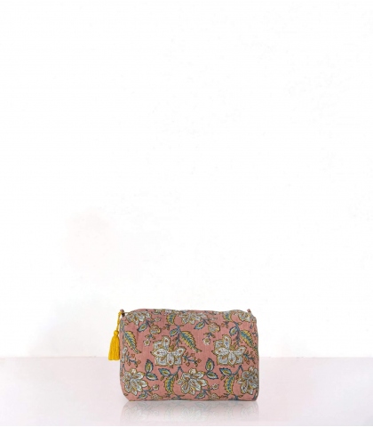 Trousse de toilette 15x10 cm - vieux rose