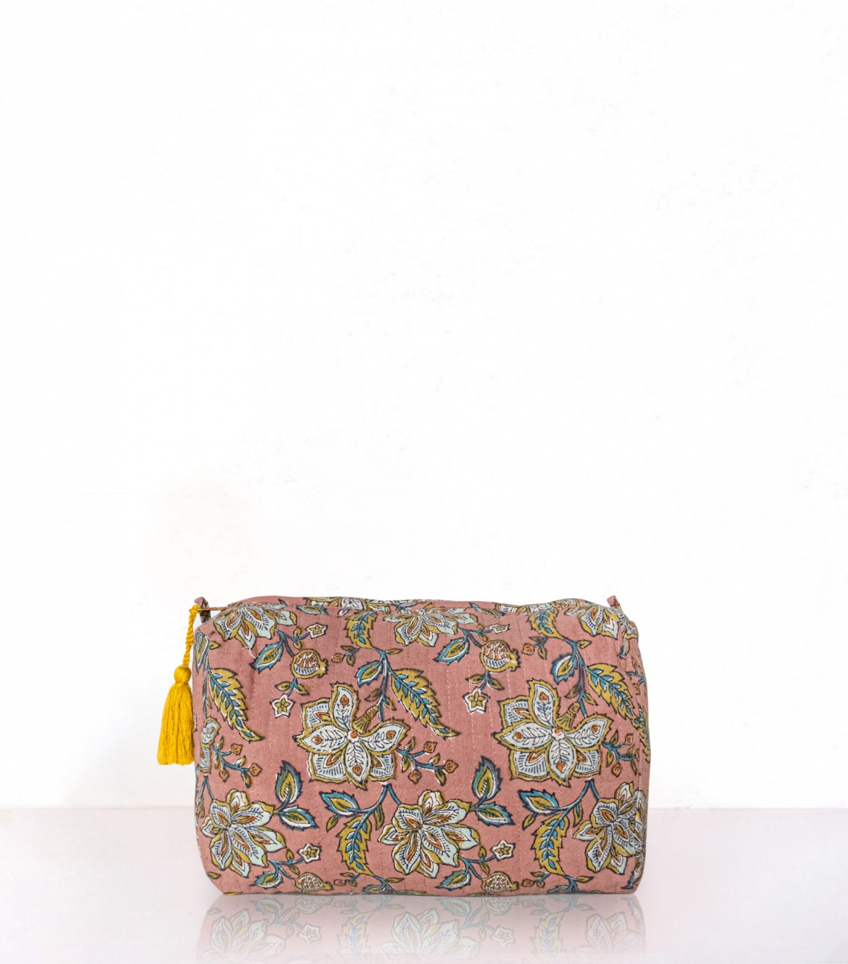 Make-up case 8x6 inches - dusty pink