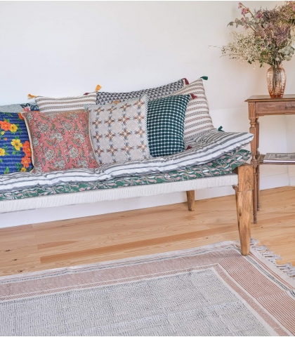 Tapis en coton 120x180 cm - bronze