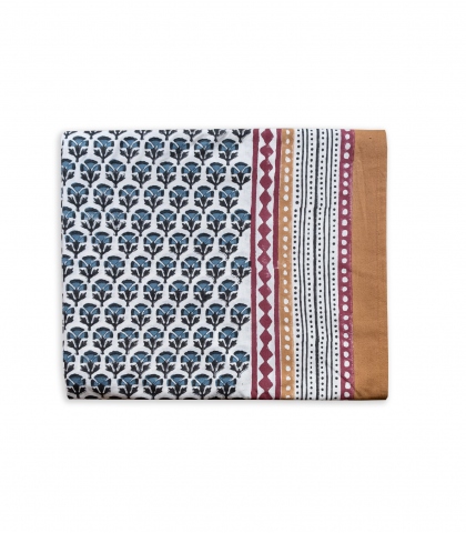 Nappe indienne 175x290 cm - écrue