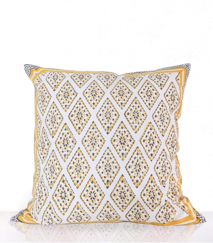 Housse de coussin 60x60 cm - moutarde