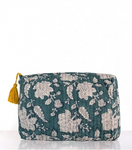 Trousse à maquillage 25x20 cm - vert sapin