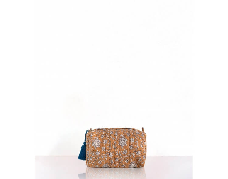 Trousse de maquillage 15x10 cm - bronze
