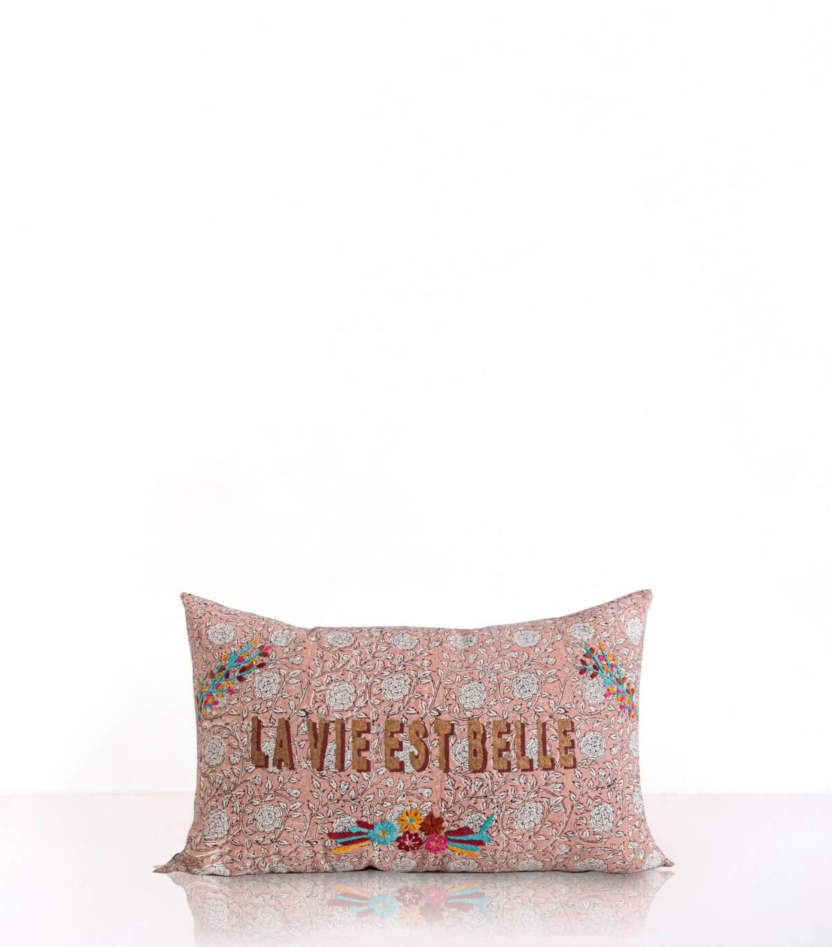 Cushion cover 12x20 inches - nude pink