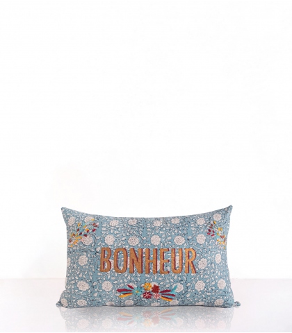 Housse de coussin 30x50 cm - vert d'eau