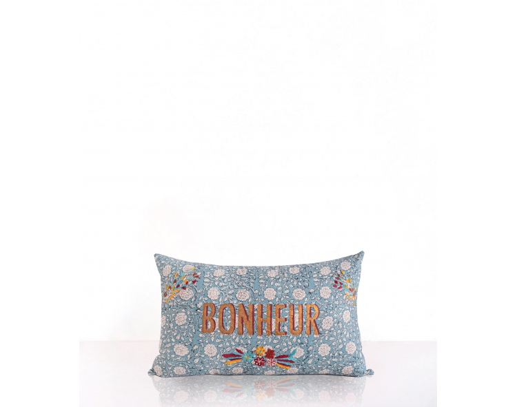 Housse de coussin 30x50 cm - vert d'eau
