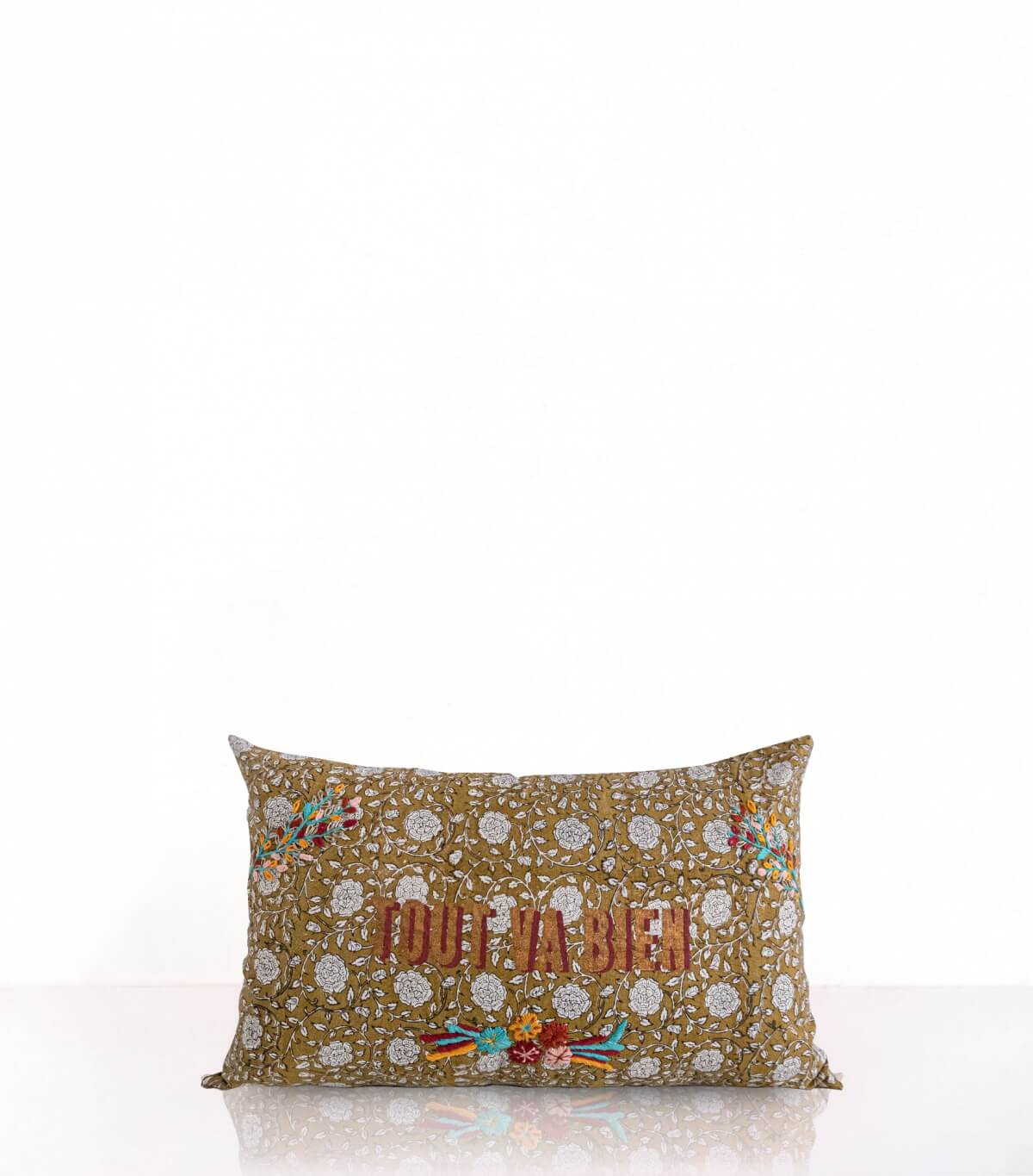 Cushion cover 12x20 inches - olive