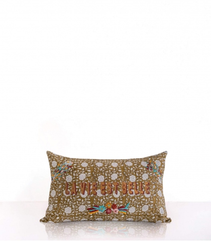 Housse de coussin 30x50 cm - olive