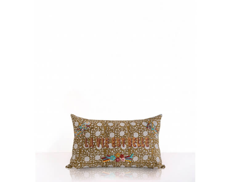 Cushion cover 12x20 inches - olive