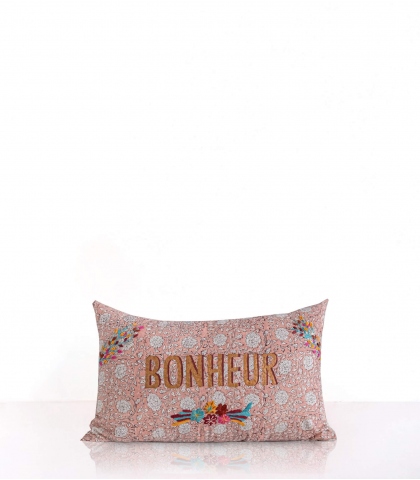 Housse de coussin 30x50 cm - rose
