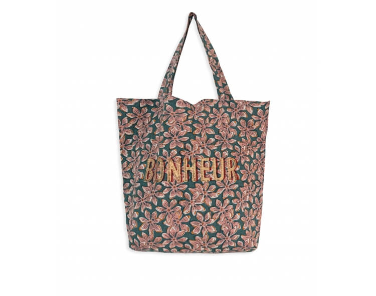 Cotton tote bag - forest green