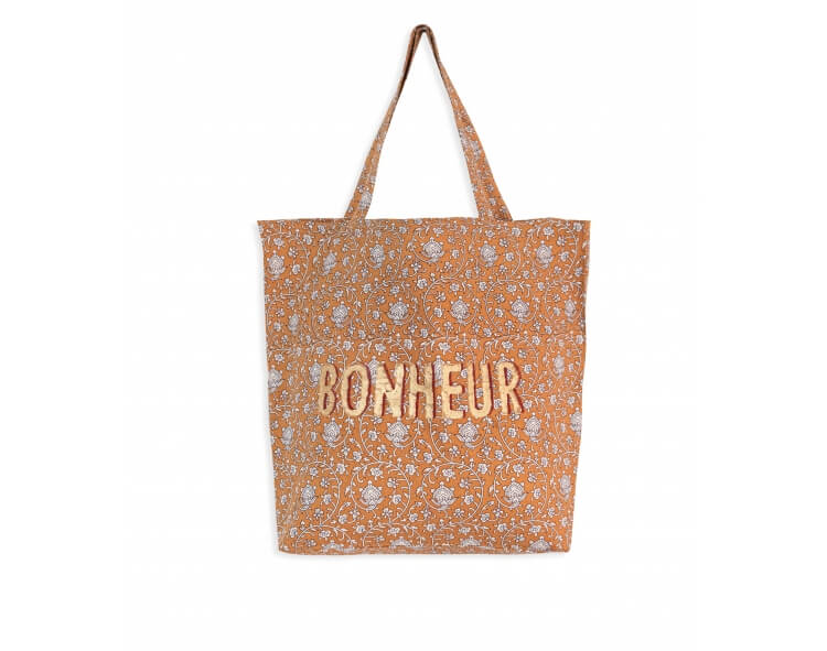 Cotton tote bag - tan