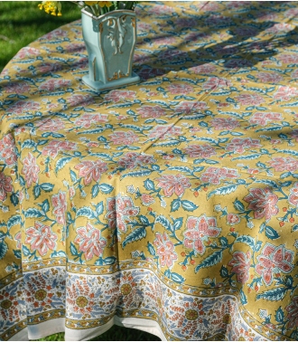 Printed table cloth