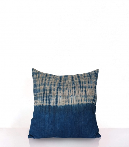 Tie and dye 40x40 cm - indigo