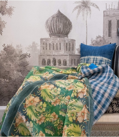 Linge de maison et mobilier indien