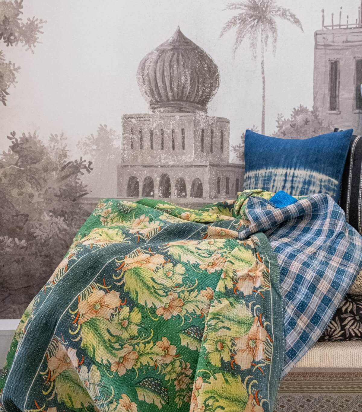 Linge de maison et mobilier indien
