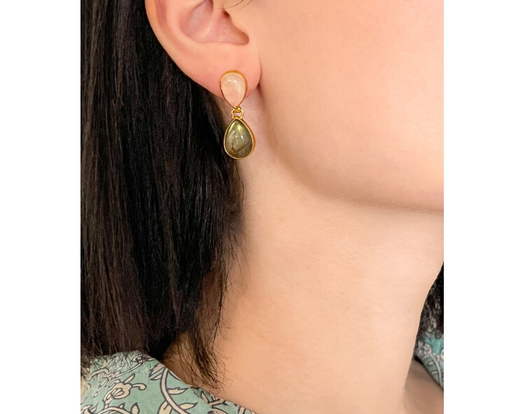 Indian gold plated earrings