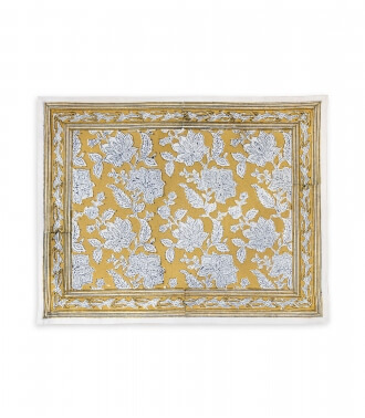 Table mat 14x18 inches - yellow