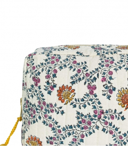 Make-up pouch 8x6x3 inches - offwhite