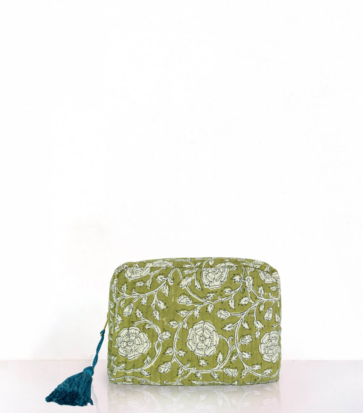 Make-up case 8x6 inches - olive