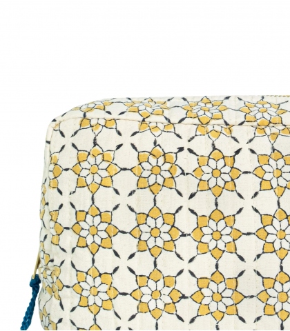 Trousse de toilette 20x14 cm - jaune