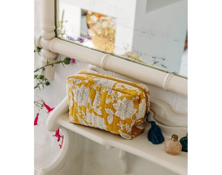 Boho chic printed pouch by Jamini