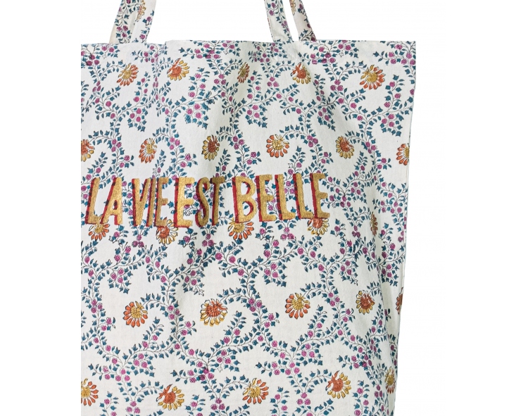 Indian boho chic shopping bag