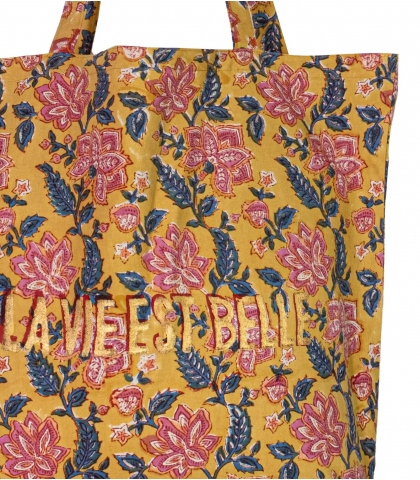 Tote bag boho chic en coton - Rang