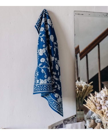 Indian naturally dyed cotton scarf