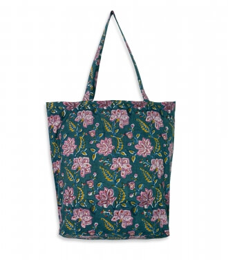 Indian shopping bag 16x18x5 inches - duck