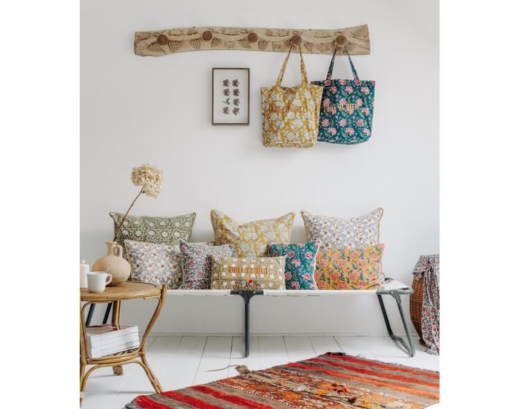 Boho chic indian decor